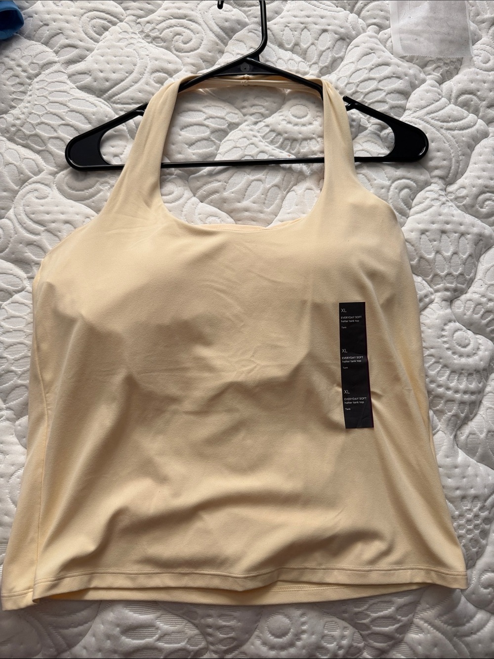 Women’s Yellow Athletic Halter Tank Top